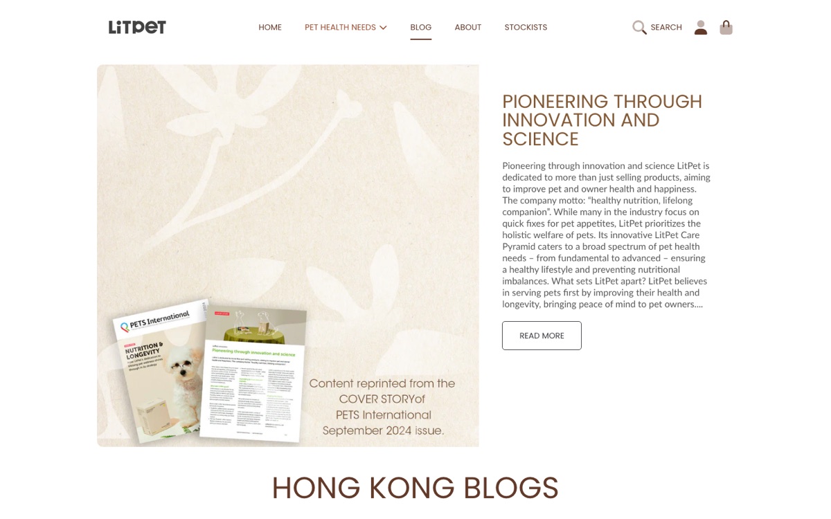Screenshot of LitPet — page 6