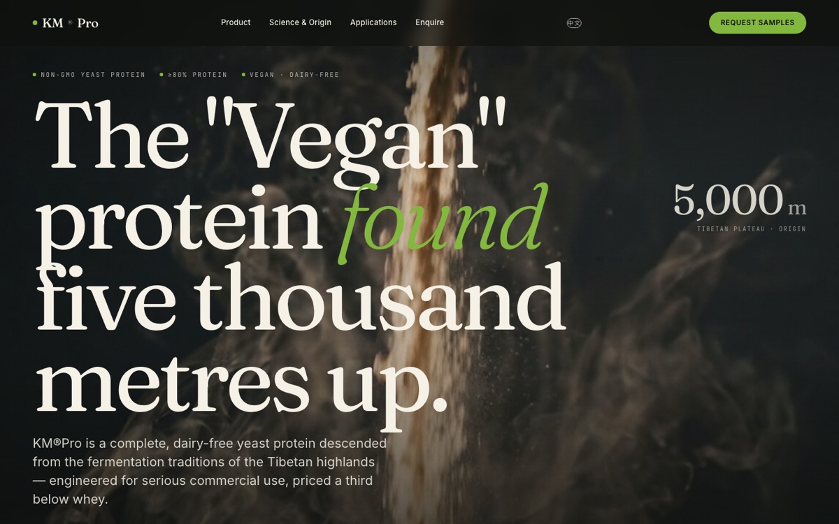 Yeast Protein — website by Formula Works